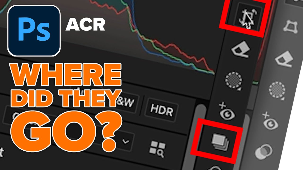 Adobe Camera RAW missing tools?