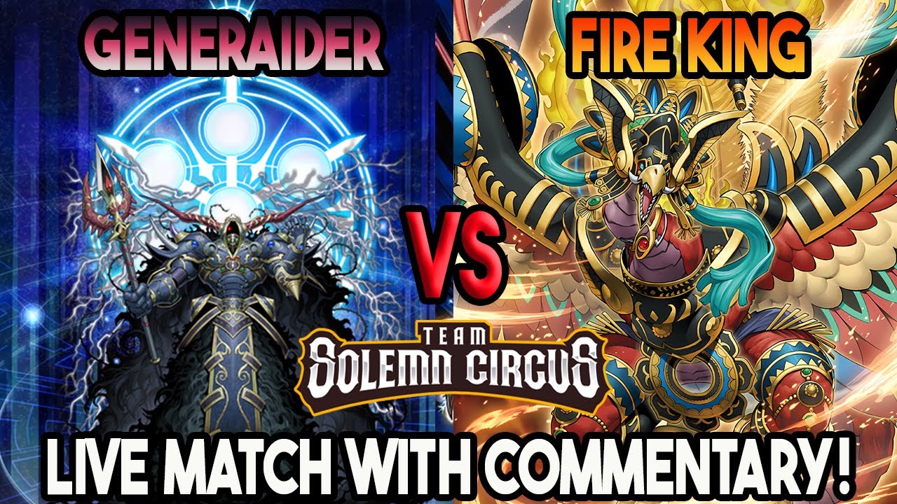 Runick Generaider Vs Fire King : Yu-Gi-Oh! Locals Feature Match | Live Duel
