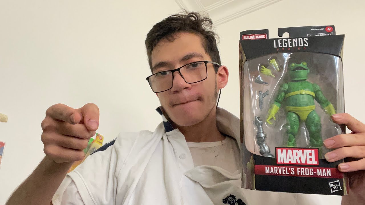 MARVEL FROG FROM STILT MAN BAF ACTION FIGURE UNBOXING AND REVIEW SPIDER-MAN INTO SPIDEVERSE