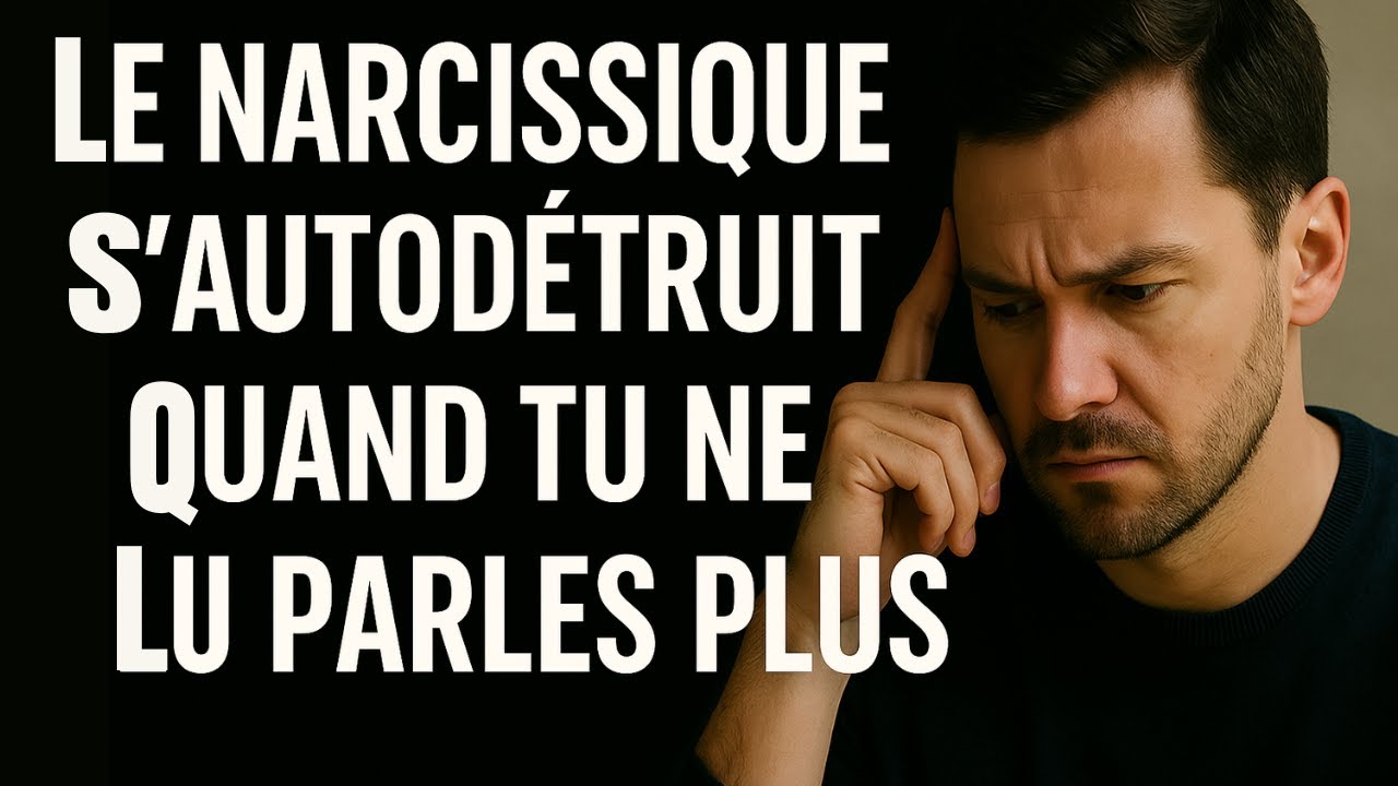 Le narcissique s’autodétruit quand tu ne lui parles plus