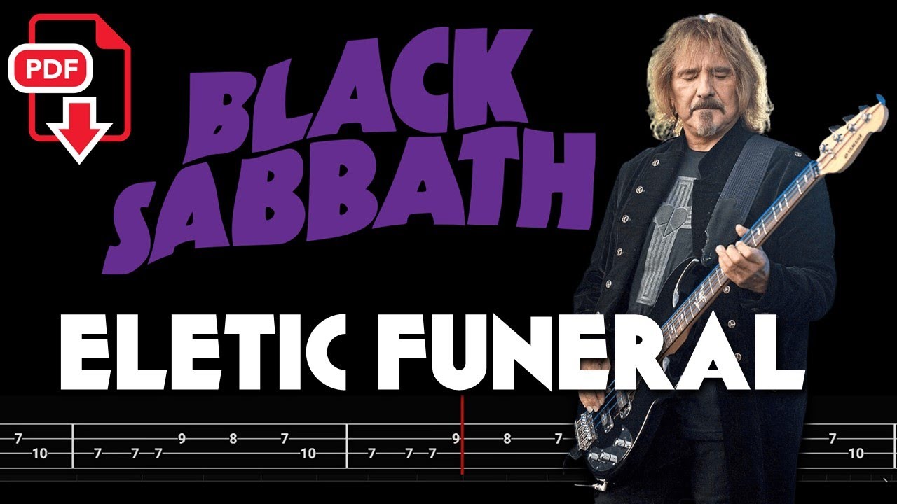 Black Sabbath – Electric Funeral (🔴Bass Tabs | Notation) @ChamisBass   #blacksabbathbass