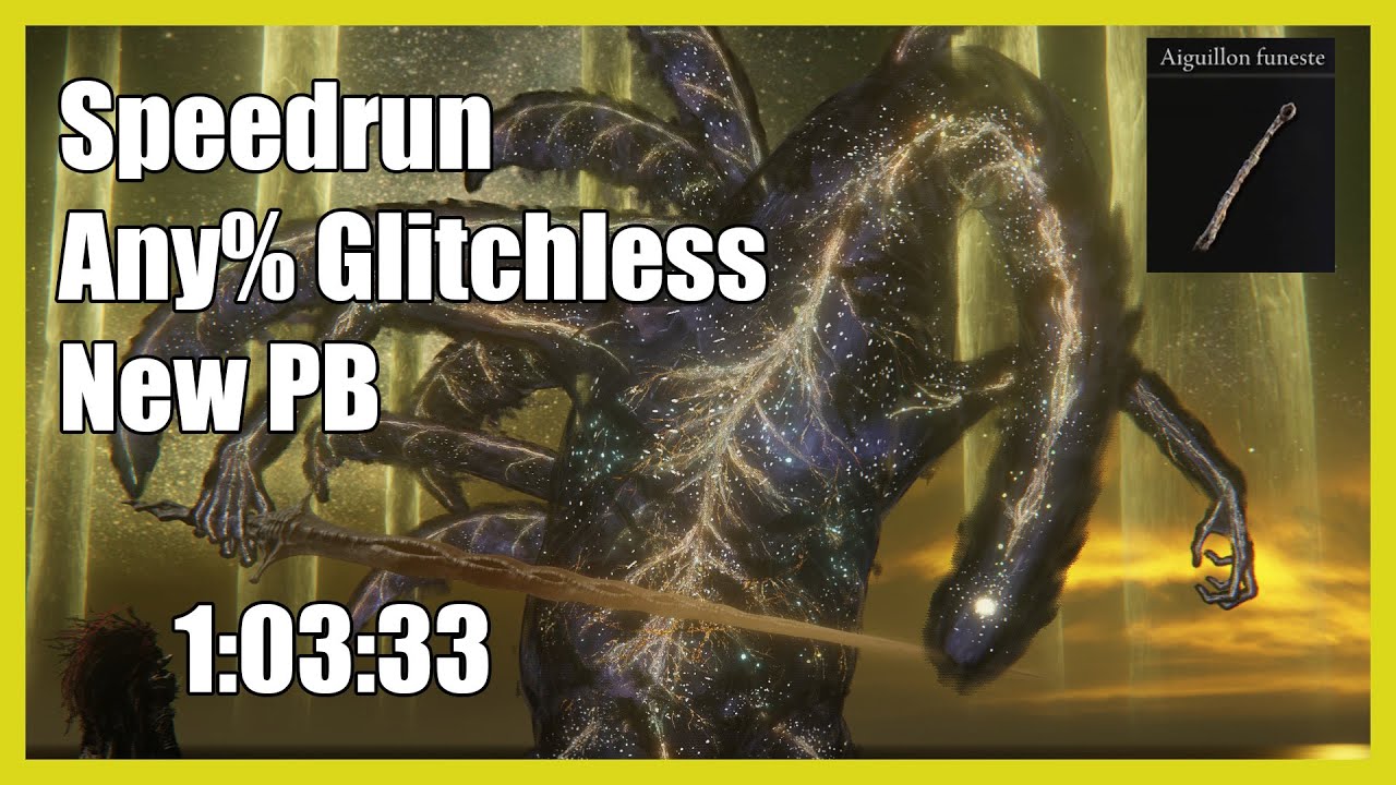 Elden Ring Any% Glitchless New PB ! (Death Poker) 