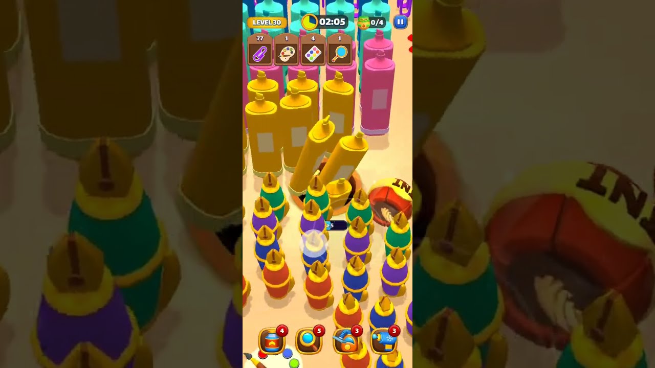 Hole Em All Level 30 #games Fruit Monster