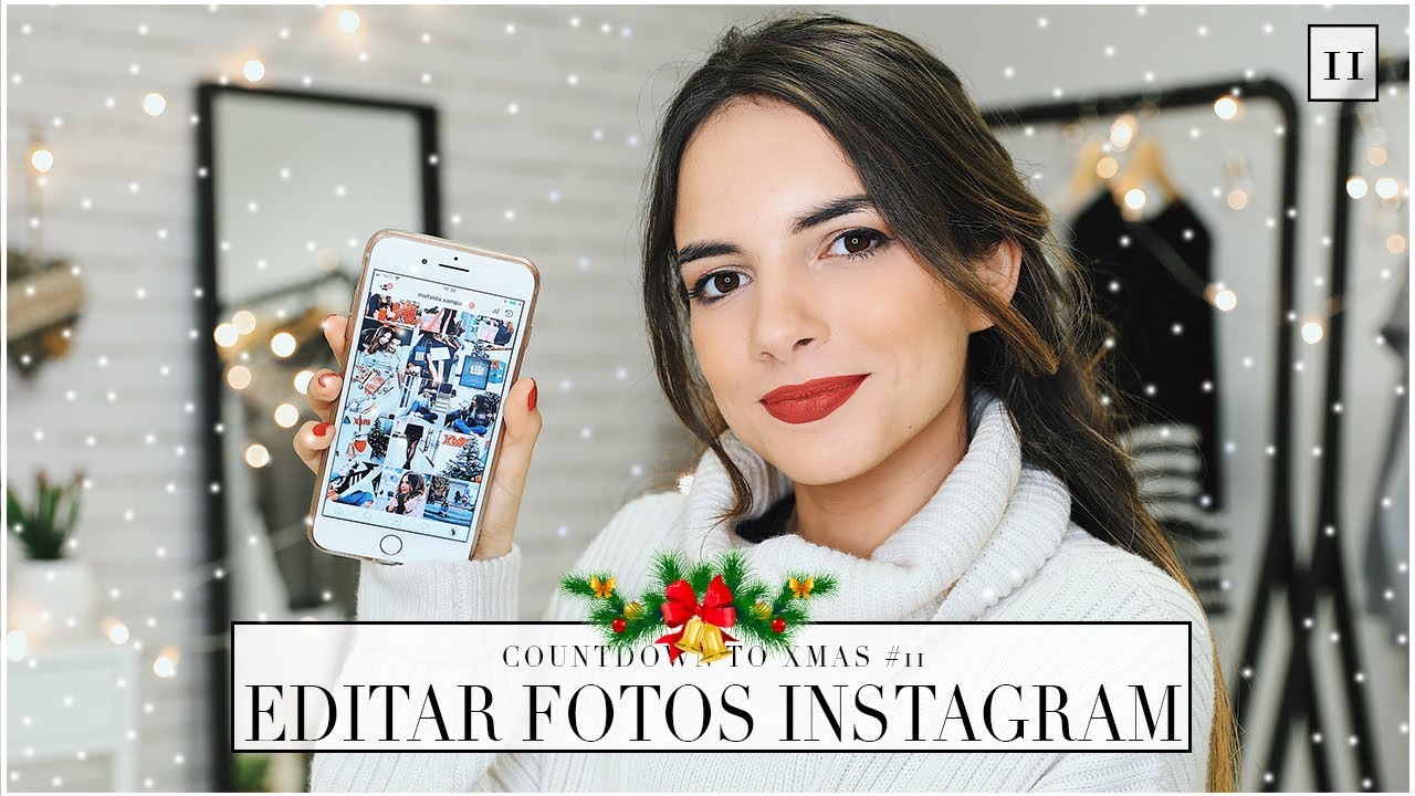 COMO EDITAR FOTOS DO INSTAGRAM Edição Natal + EFEITO ANTIGO | A Maria Vaidosa