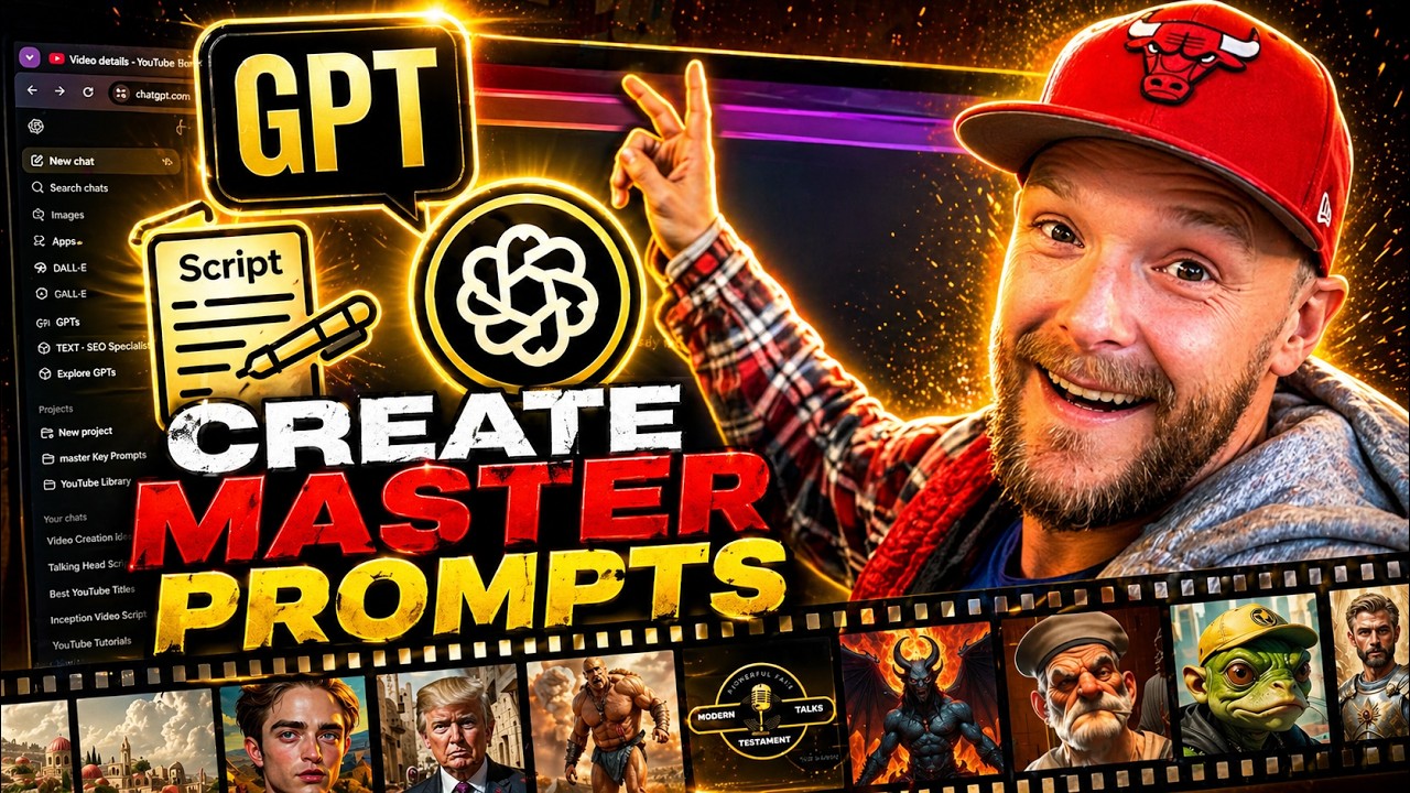 Creating MASTER PROMPTS for YouTube Scripts (Write Videos in Your Own Voice)