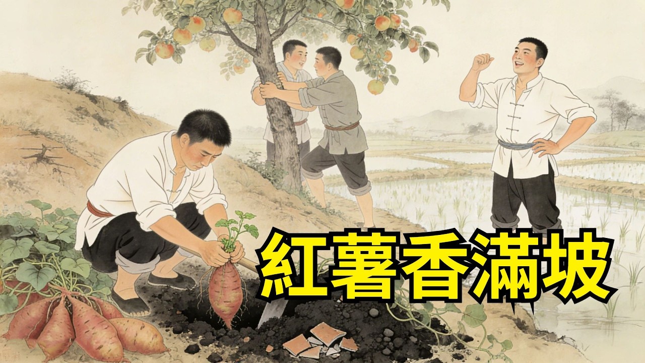 三兄弟分地，大哥占水田，二哥搶果員，只給老實老三壹片山坡旱地。老三無奈種耐旱紅薯，竟掘出厚厚黑土—原是祖上留下的草木肥，紅薯格外香甜，反成招牌【心事郵局】#民間故事#傳統故事#故事頻道#聽書#睡前故事