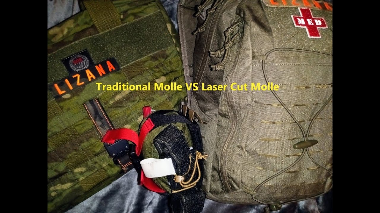 Traditional Molle Vs Laser Cut Molle