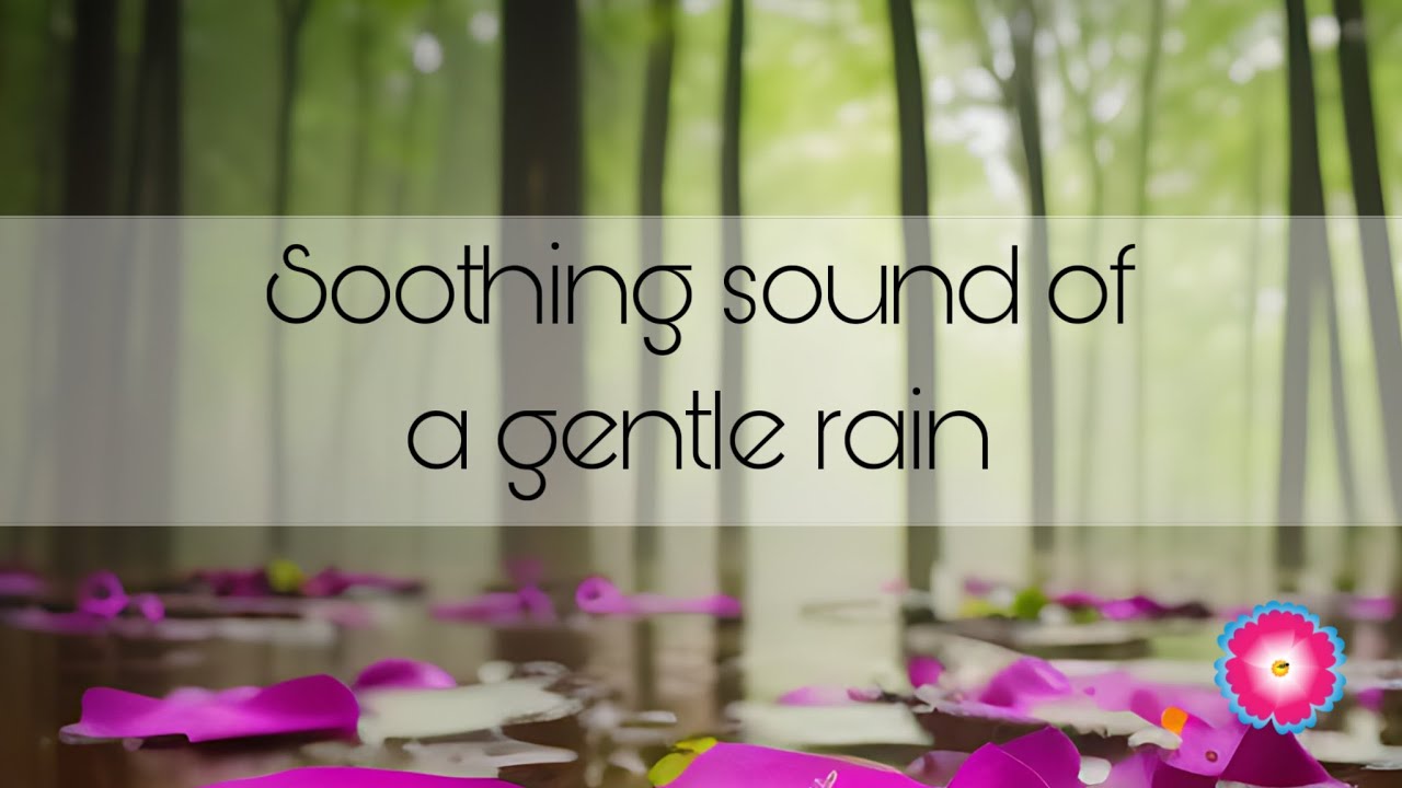 🌸 4 hours of soothing rain and trickling streams 🌸 #soundsforsleeping #rainsounds #naturesounds