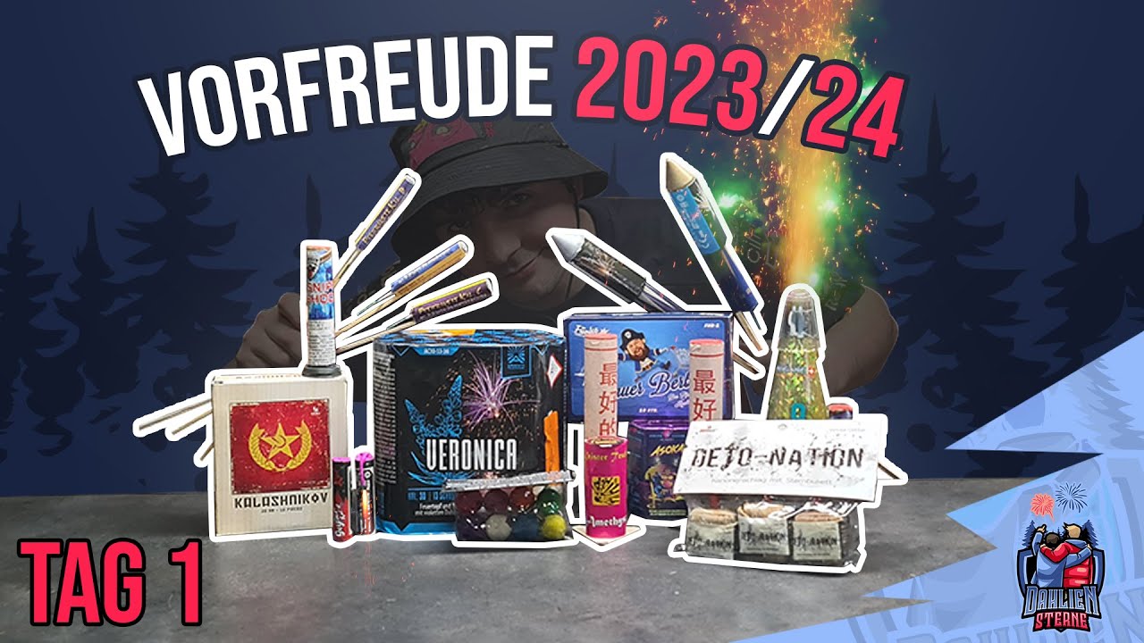 SILVESTER VORFREUDE 2023/24!! | Tag 1 mit @pyro.in.germany