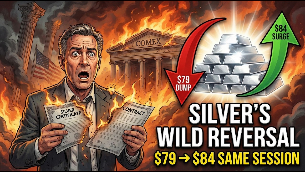 SILVER’S WILD REVERSAL: $79 SCOTUS DUMP THEN $84 SURGE. Physical Crushing Paper?