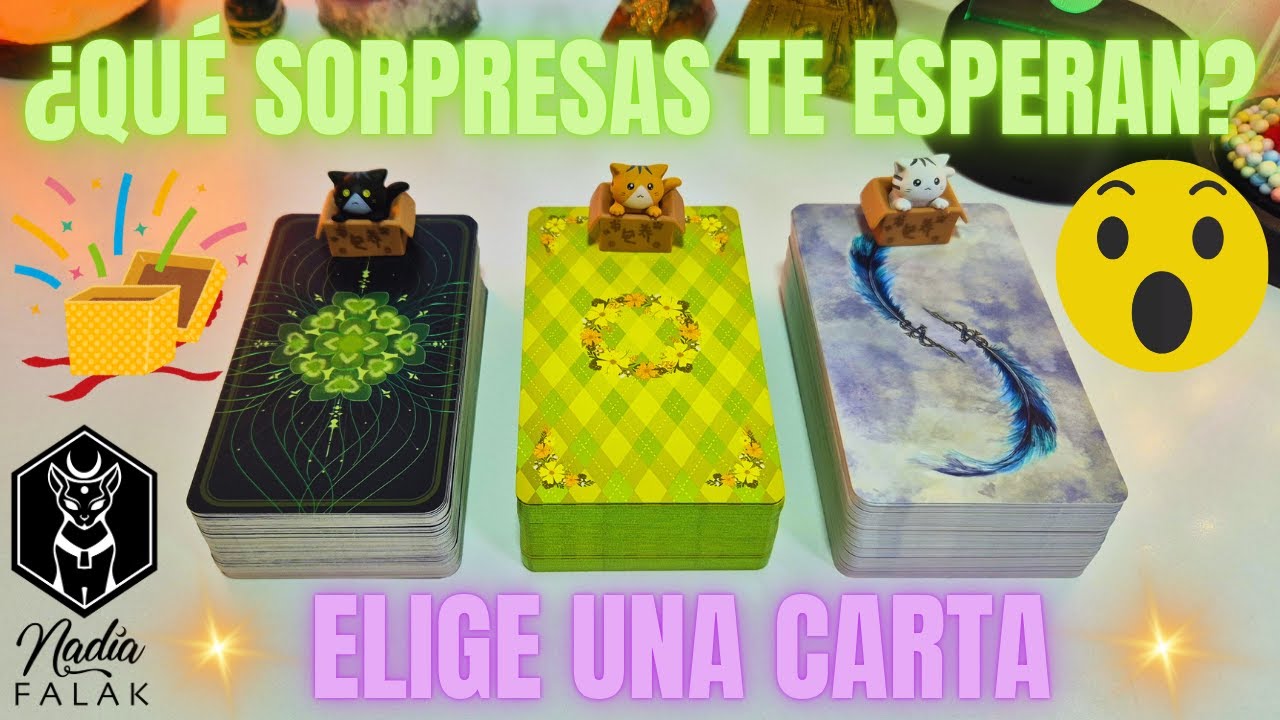 ¿QUÉ SORPRESAS TE ESPERAN? 🔮 PRÓXIMOS DÍAS ⭐ Tarot Interactivo 💜 Nadia Falak