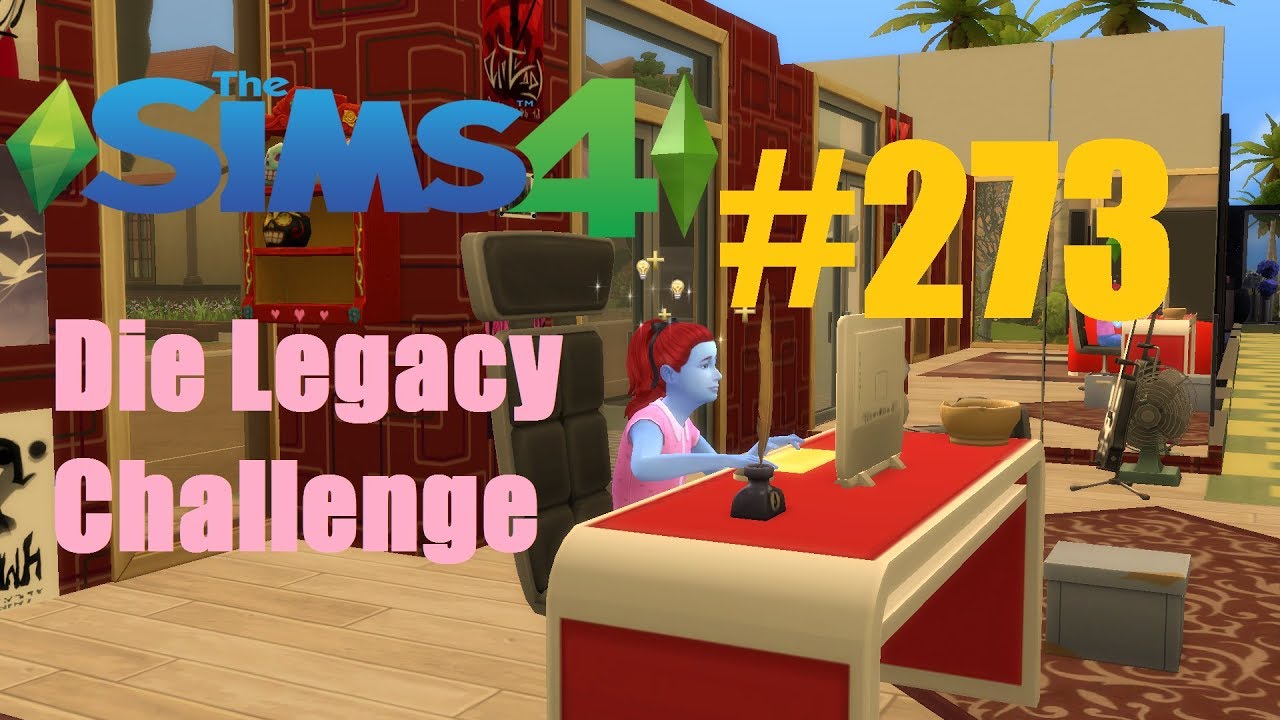 Let`s Play Sims 4 Legacy Challenge Part 273 Blaue Teeny Sam  (deutsch) HD