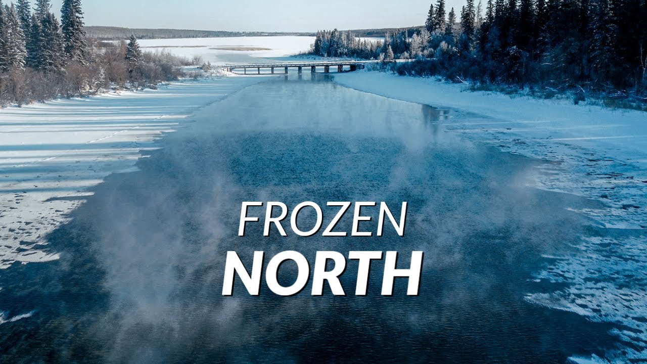 The Frozen Wonder of Northern Saskatchewan From Above | DJI Mini 2【4K】