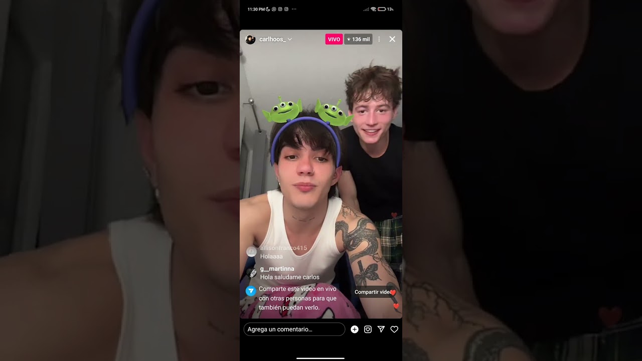 CARLOS ALBERTO FUENTES LIVE INSTAGRAM