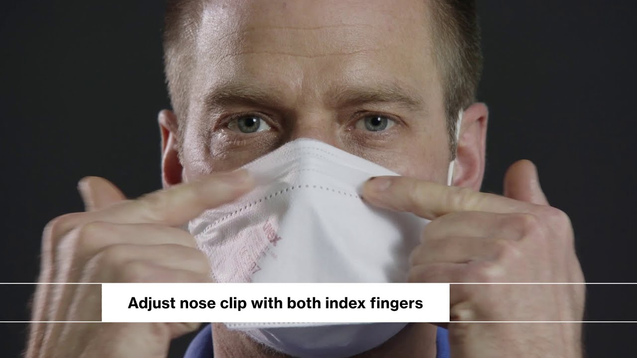 How to use: FFP2 flat-fold respiratory protection mask uvex silv-Air lite 4200 (EN)