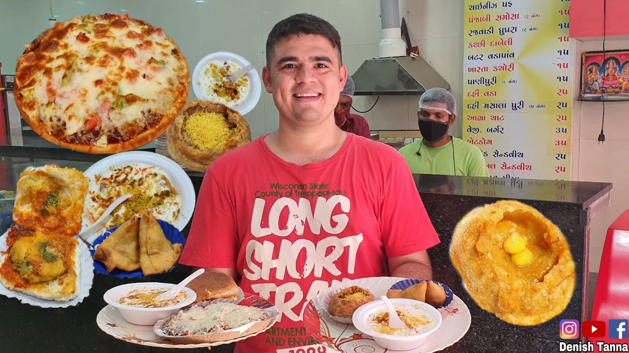 Best Street Food In Junagadh | Golgappa, Agra Chaat, Samosa, Pizza & Many More