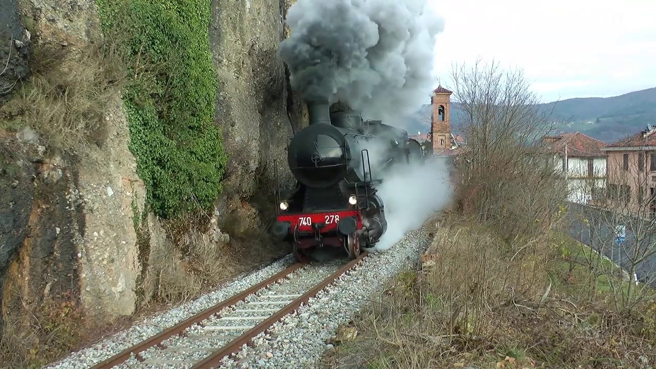 TRENO A VAPORE CEVA ORMEA del 8-12-2019