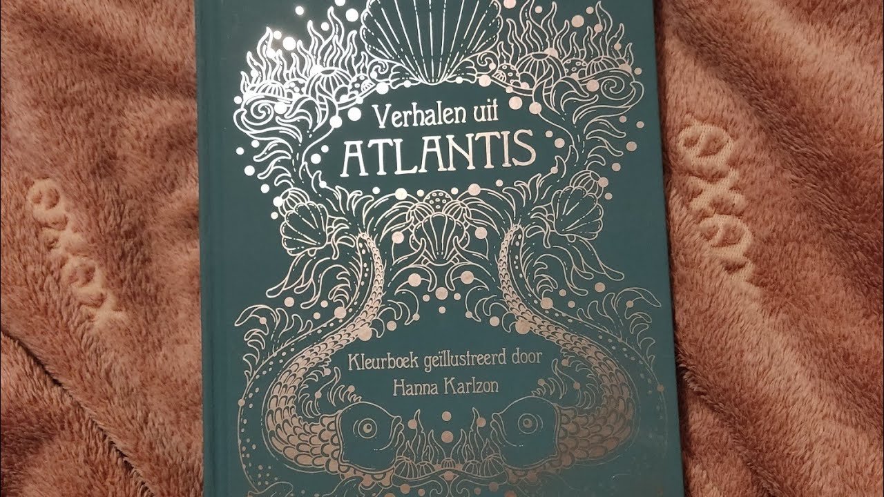 Adult Coloring : Hanna Karlzon - verhalen uit Atlantis - flip+finished page