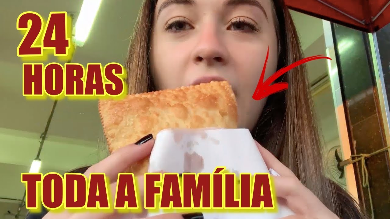 24 HORAS TODA A FAMILIA COMENDO PASTEL - CAROL SANTINA