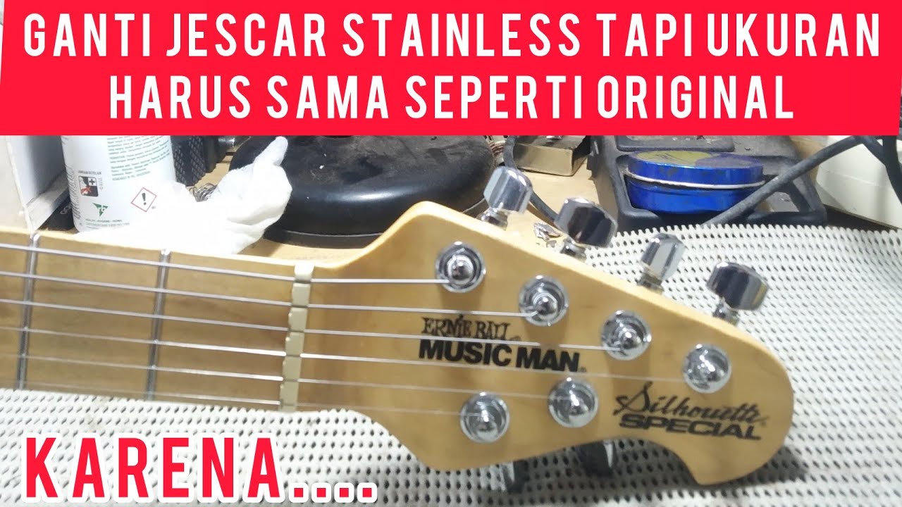 Refret Gitar Musicman Silhouette Special #bassboifretworks Ep.114 #fretworkfriday