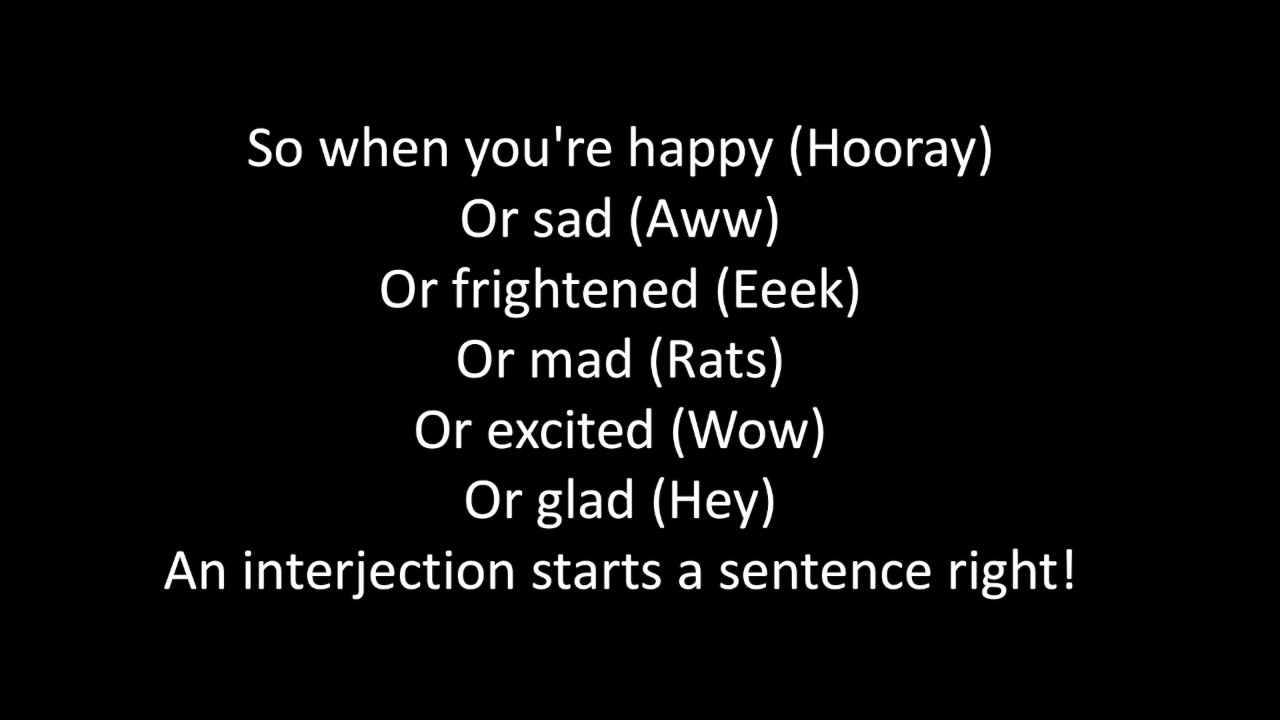 Interjections