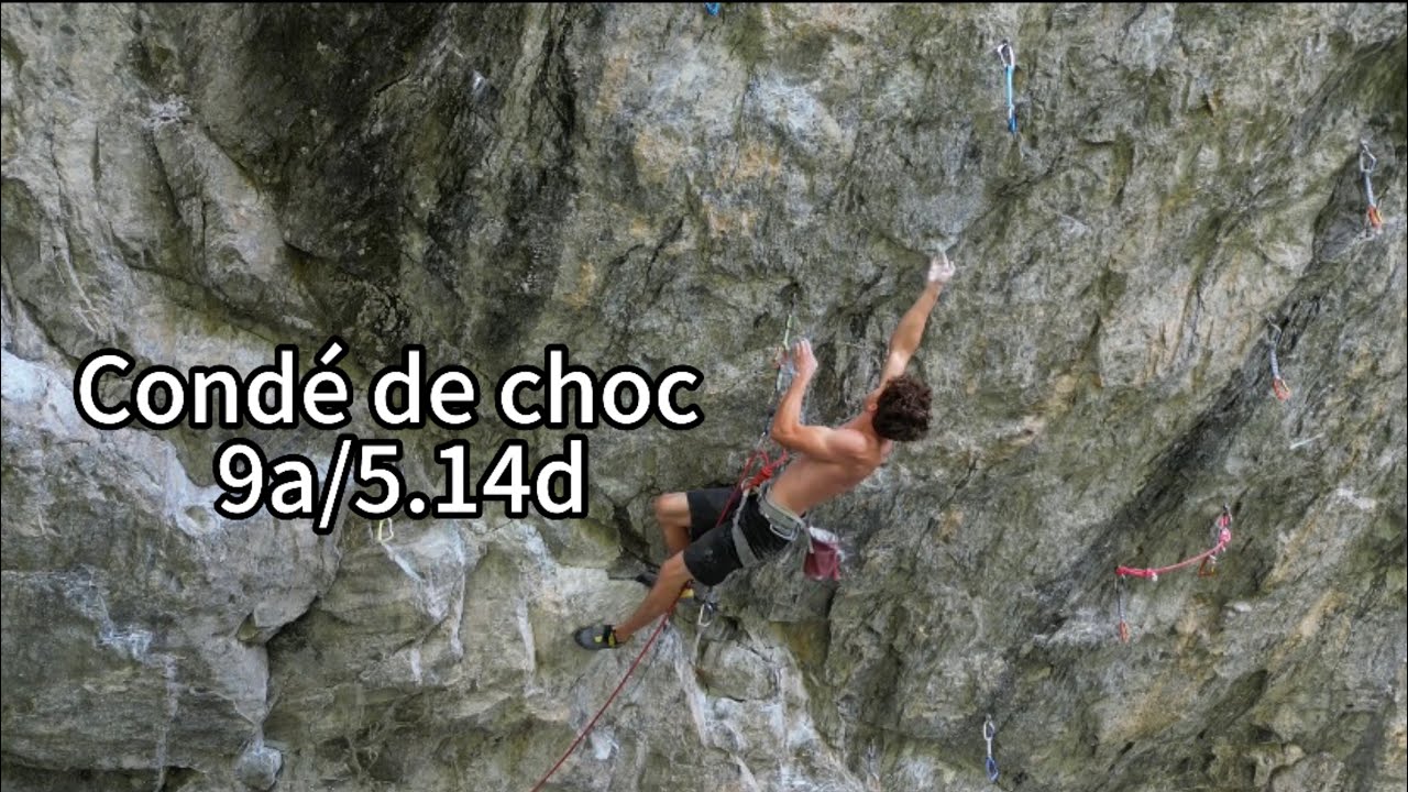 Joshua Fourteau - CONDÉ DE CHOC 9a uncut, Entraygue, Vallouise