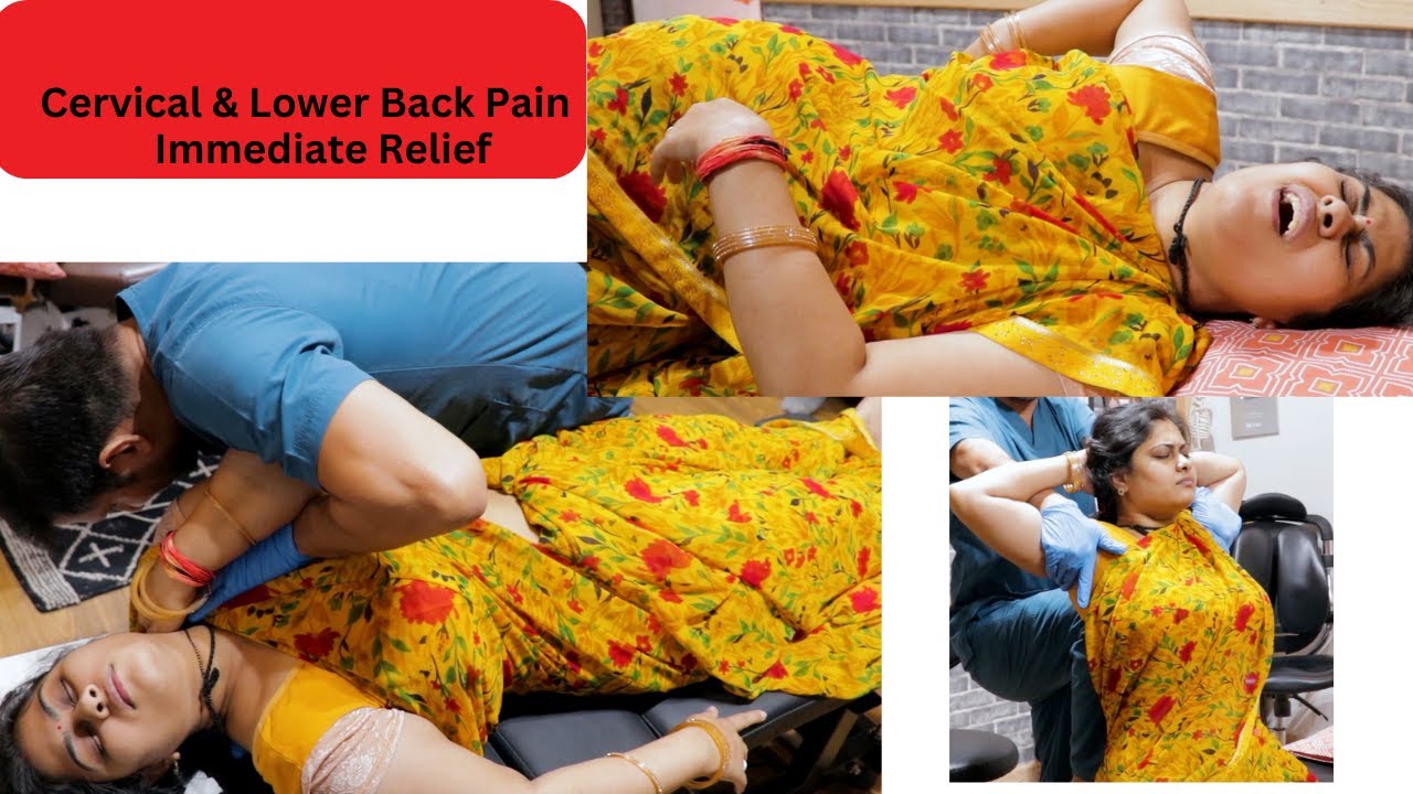 Cervical & Lower Back Pain | Immediate Relief| #bestchiropractorinindia | #Hyderabad, #Bangalore.