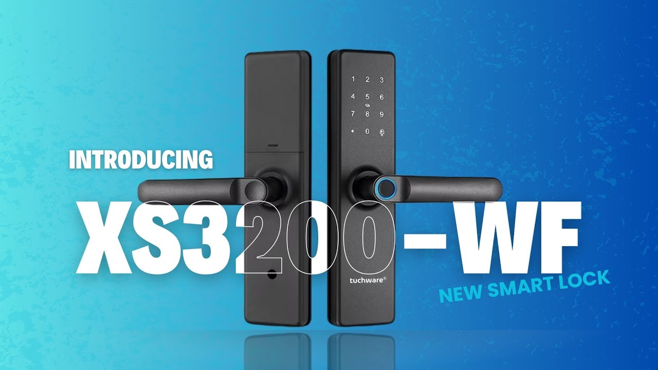 Tuchware XS3200-WF Smart Lock | 8-Way Unlock | Fingerprint, Wi-Fi App & OTP