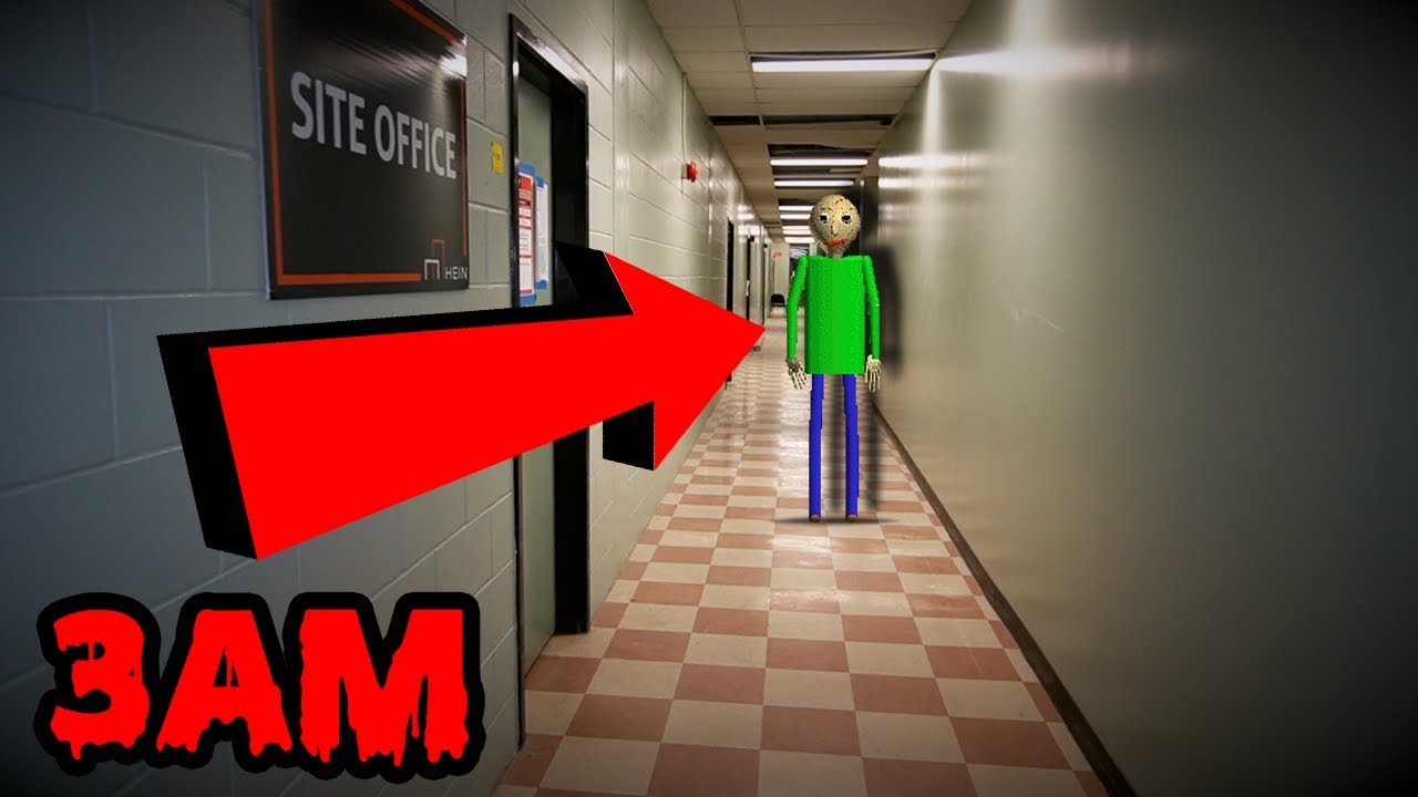 DONT GO TO BALDI'S SCHOOL AT 3AM OR BALDI.EXE WILL APPEAR! | HAUNTED BALDI.EXE IS REAL!!