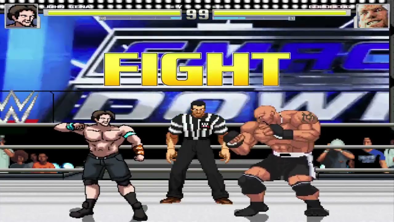 john cena VS goldberg #wwe
