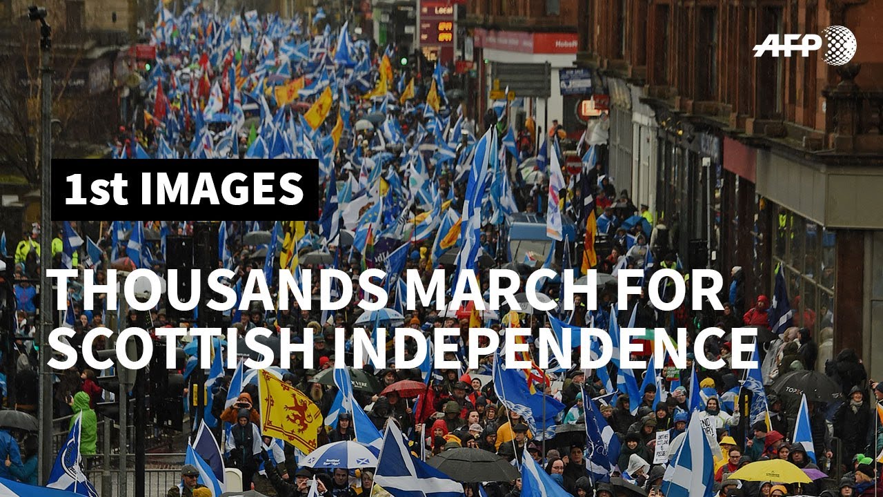 Scottish independence supporters hold rally in Glasgow | AFP