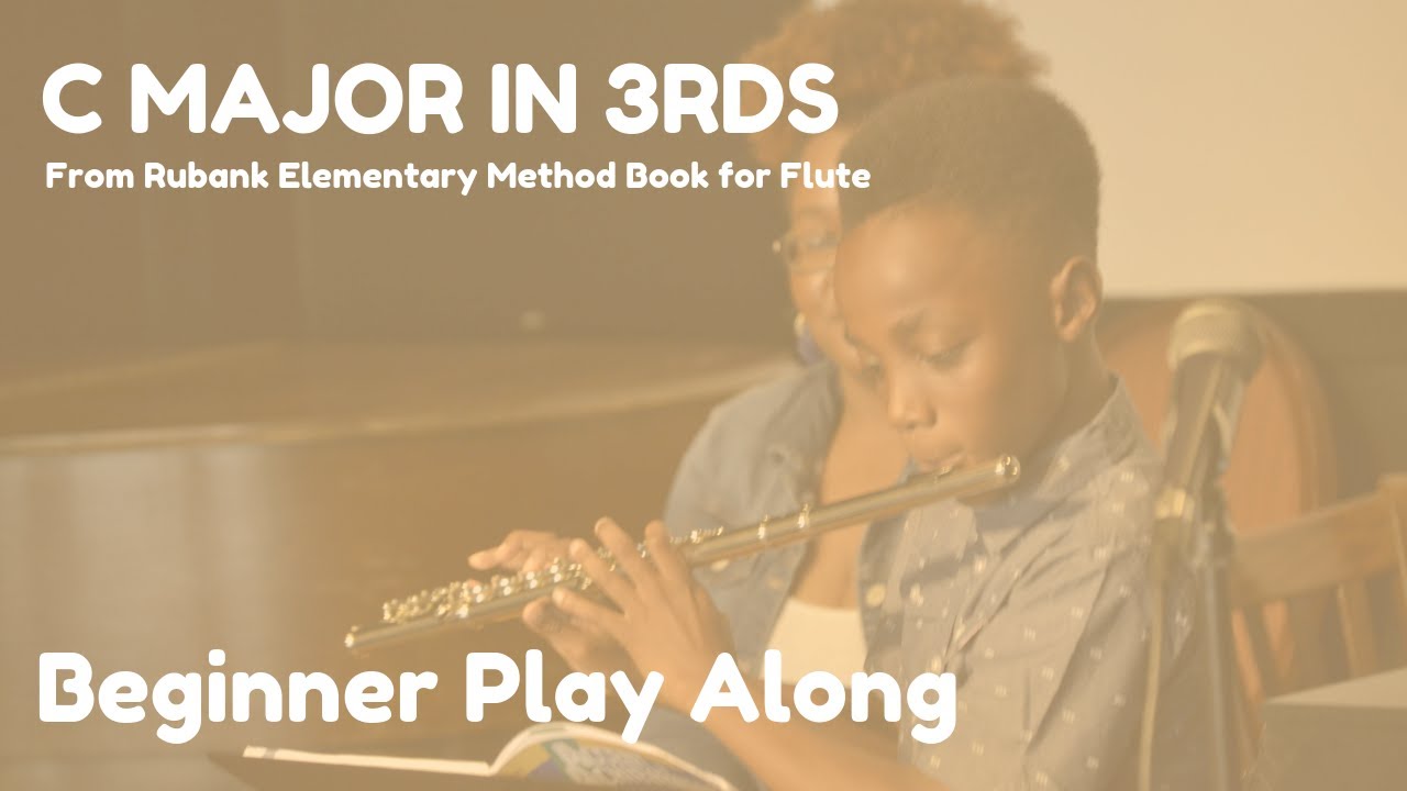 Urban Flautistas Play Along for Beginners #5 (C Major in 3rds)