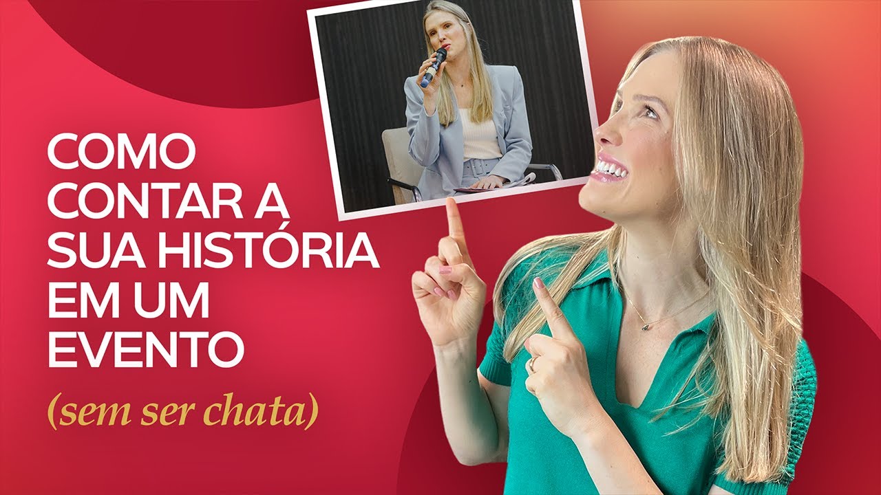 Como contar a sua história em um evento.