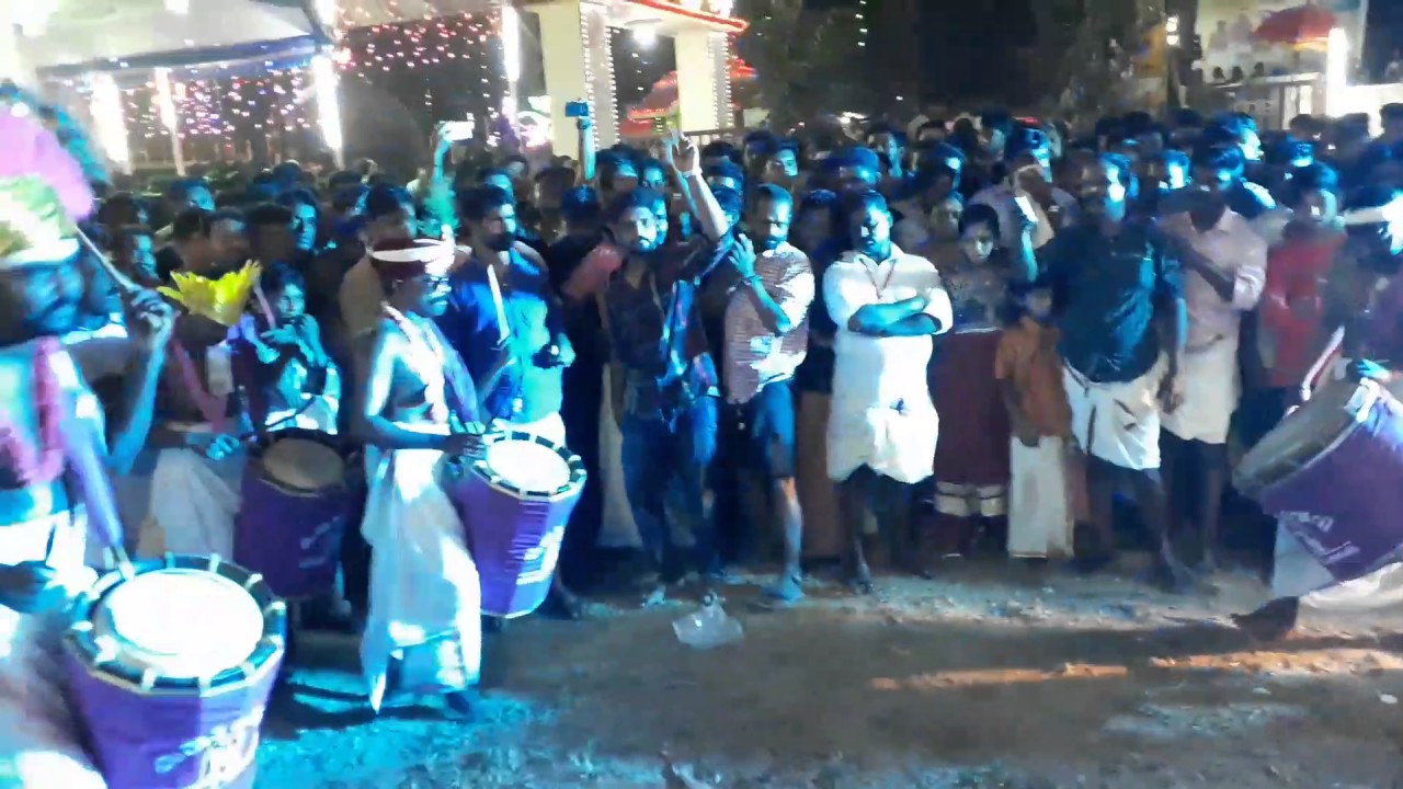 KALAVEDHI Kaippttoor, Amazing Digital Sinkari Melam @Sree_Narayana_Temple_Kudamukku