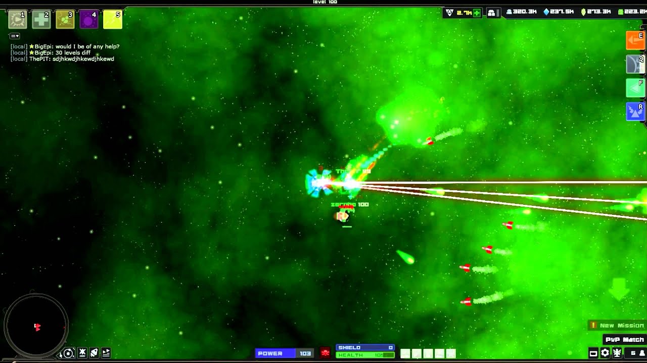 Taking down the Nezerian Dreadnought (Astroflux)