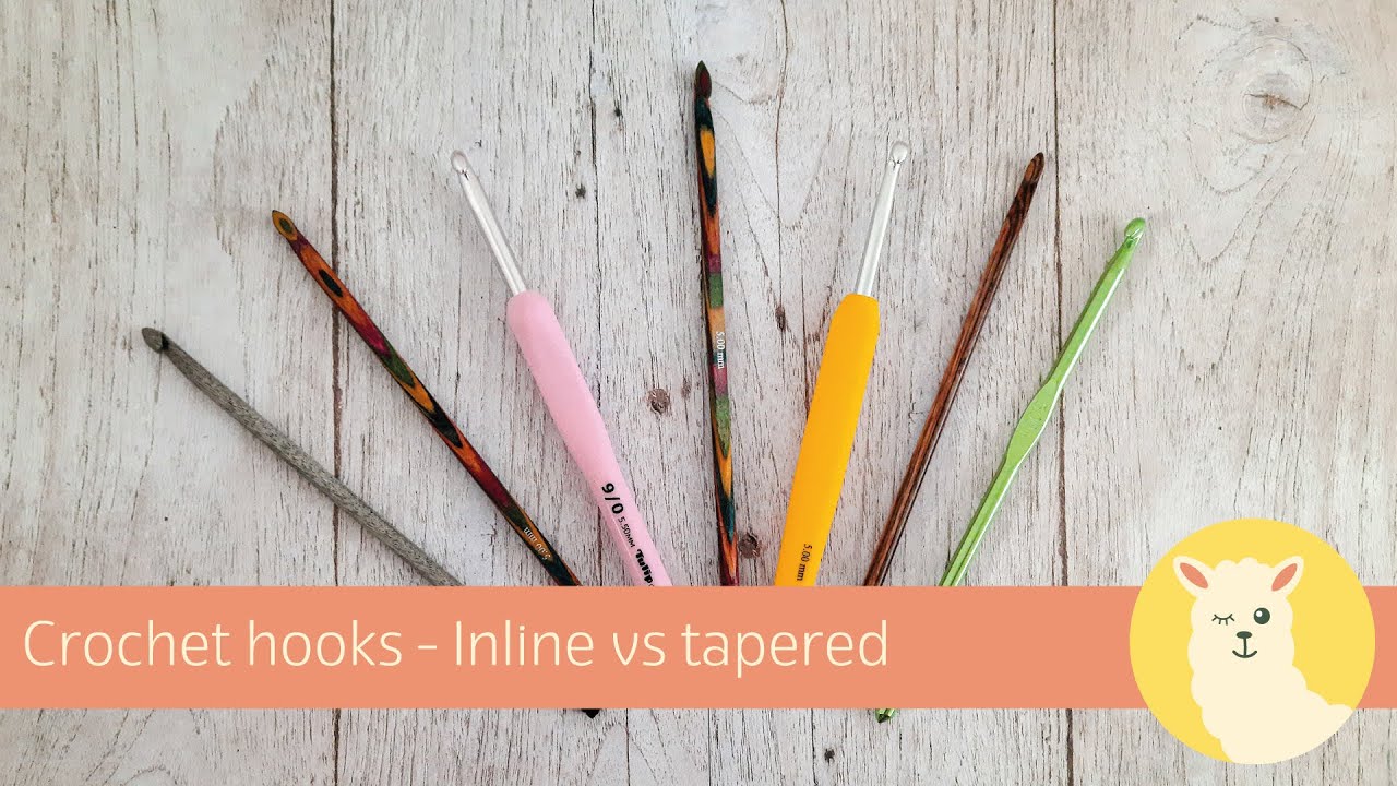 Crochet Hooks - Inline vs tapered.
