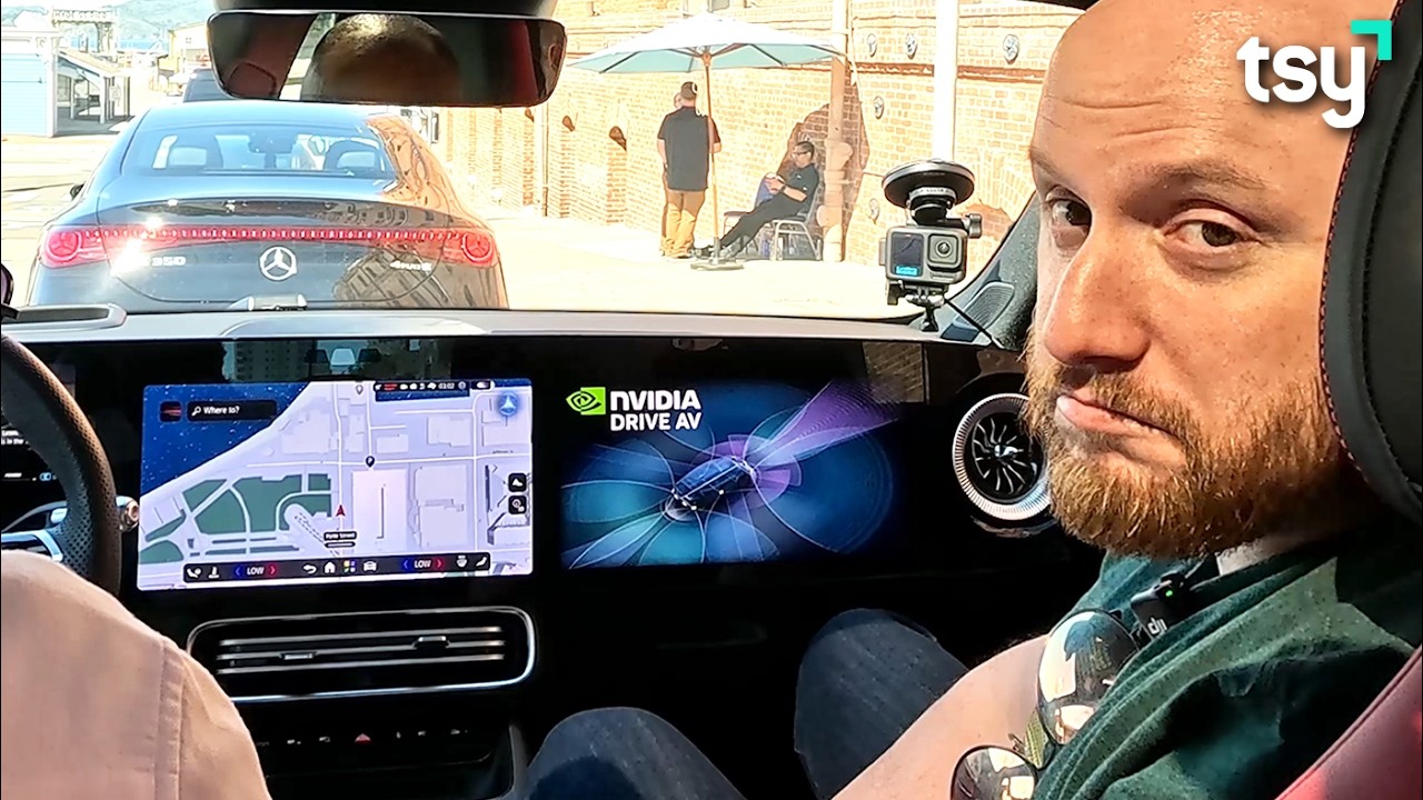 I Tested NVIDIA's Self Driving Car... Is Tesla In Trouble?