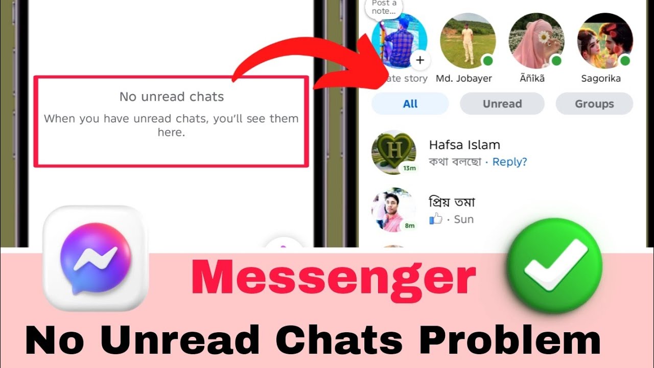 How To Fix Messenger No Unread Chats Problem 2026 | Unread Chats Not Showing