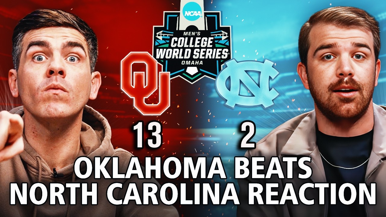 Oklahoma DOMINATES UNC To Win College World Series | INSTANT REACTION