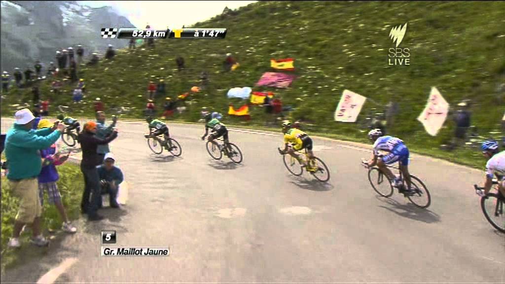 Tour de France Col du Galibier Descent