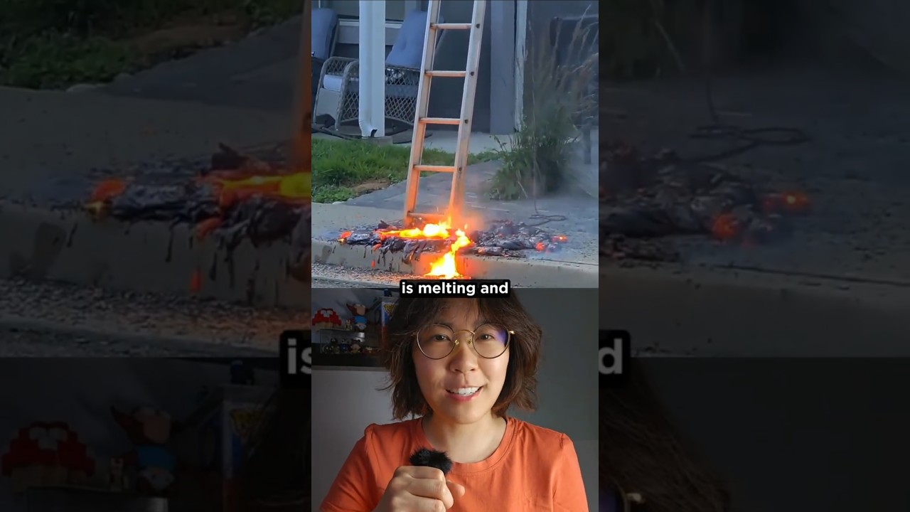 How Did This Ladder Melt The Ground?