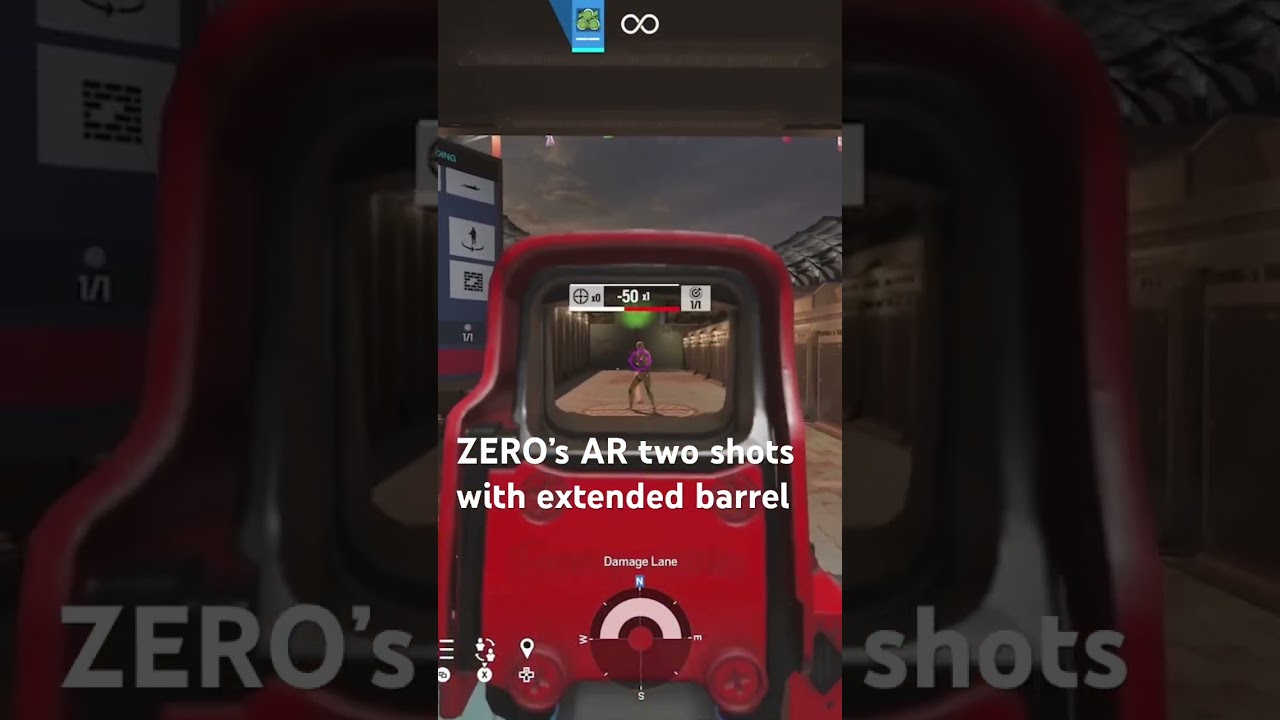 ZERO&rsquo;s AR Two shots with extended barrel in r6 #r6