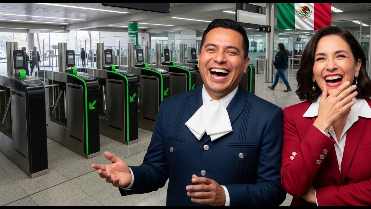 Ingeniera alemana se burla de torniquetes; México la deja en shock