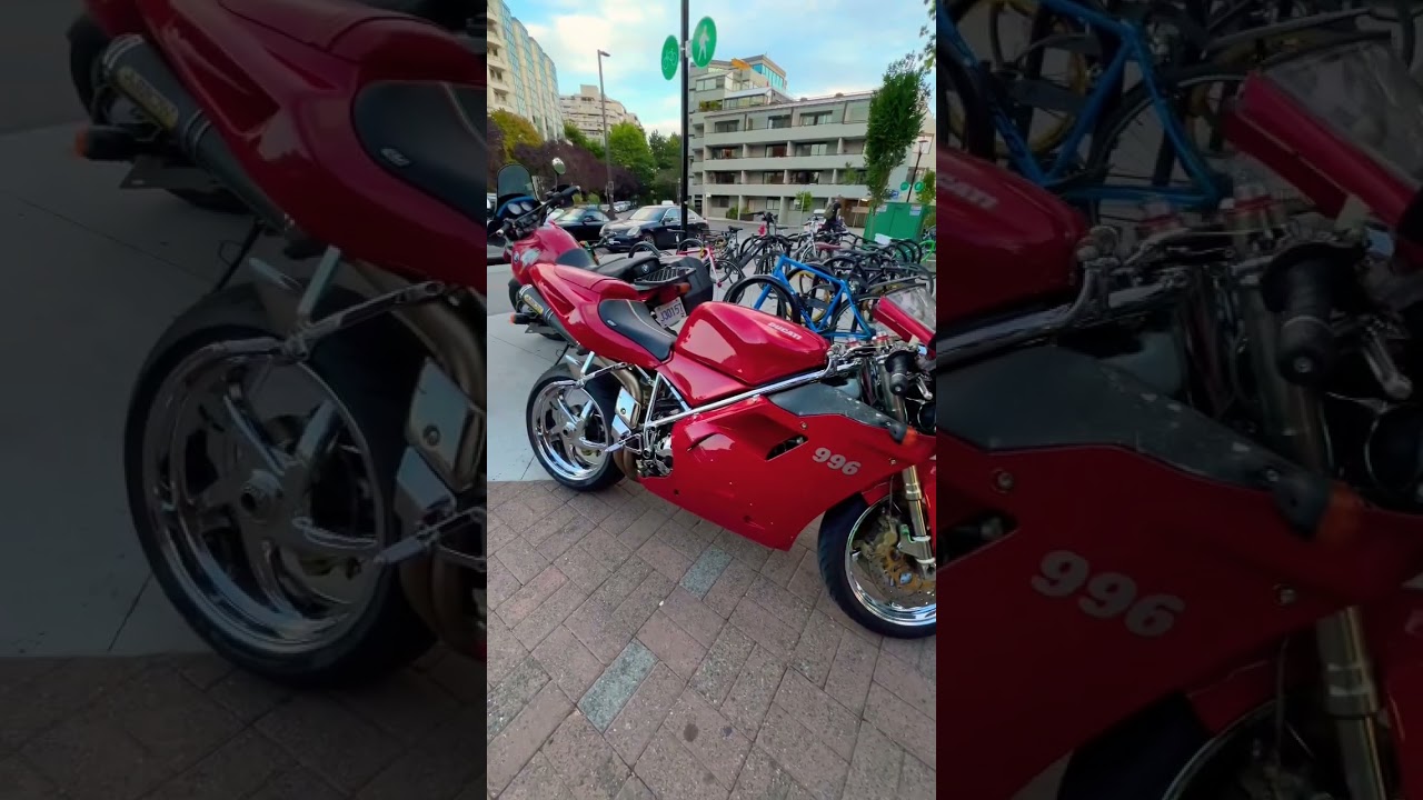Ducati 996 Spotted in the wild with 1st Gen Luimoto Seat Cover. Still looking great!