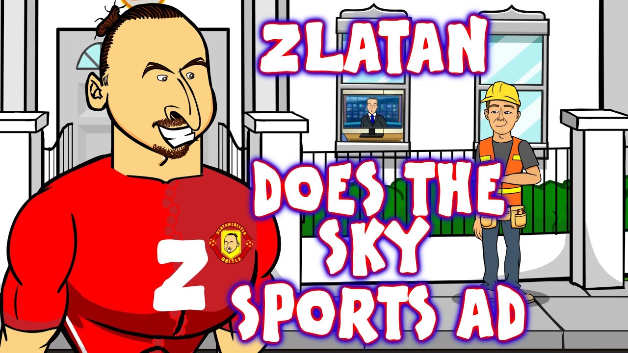 Zlatan does the Sky Sports David Beckham Ad! (Parody Advert Ibrahimovic)