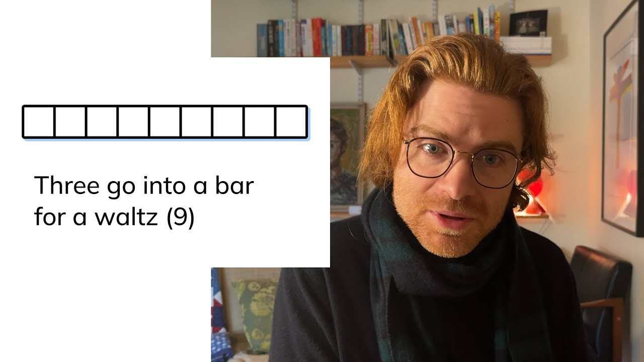 Загадочный кроссворд №36: Трое идут в бар на вальс (9) #crypticcrossword