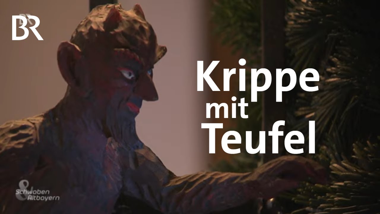 Besondere Krippe: Der Teufel von der Steinfelskirche in Landau | Schwaben & Altbayern | BR
