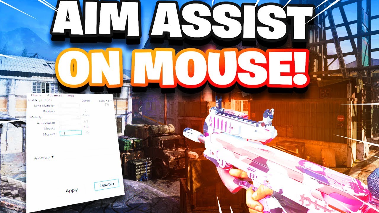 How to get aim assist on mouse kinda - Mouse accel motivity guide