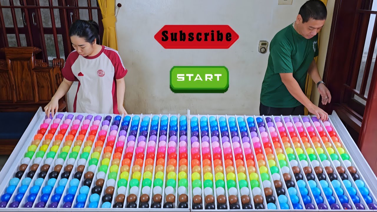 💥💥💥Color Ball Sorting Puzzle Game - A relaxing ASMR game for everyone 🔥 level 01