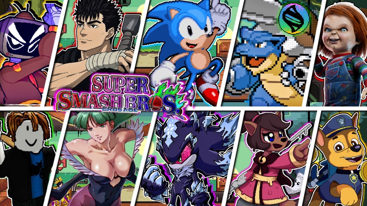 SSBC 0.9.5 MODS: Wszystkie ostateczne Smashe (Super Smash Bros Crusade)